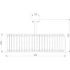 Потолочная люстра Castellie 461/8 серая Bogate's