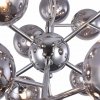 Стеклянный подвесной светильник Dallas MOD545PL-24CH форма шар серый Maytoni