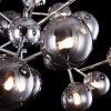 Стеклянный подвесной светильник Dallas MOD545PL-24CH форма шар серый Maytoni