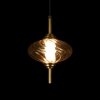 Стеклянный подвесной светильник Helix 10421/C Amber цвет янтарь Loft It