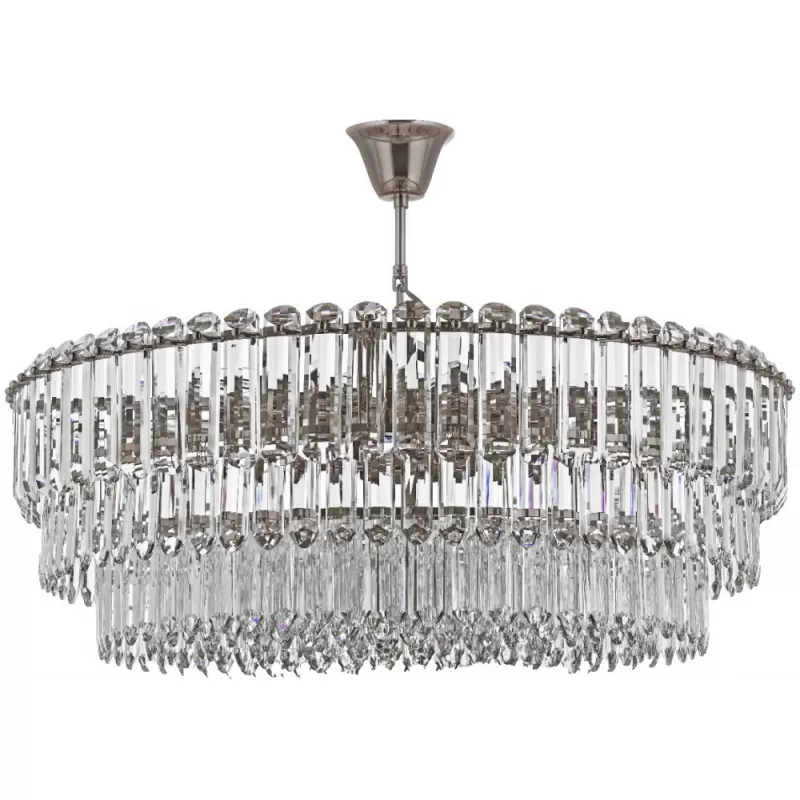 Хрустальная подвесная люстра Olivetta Olivetta E 1.5.80.100 N прозрачная Dio D'Arte