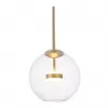 Стеклянный подвесной светильник Cometa MOD055PL-L12G3K форма шар прозрачный Maytoni
