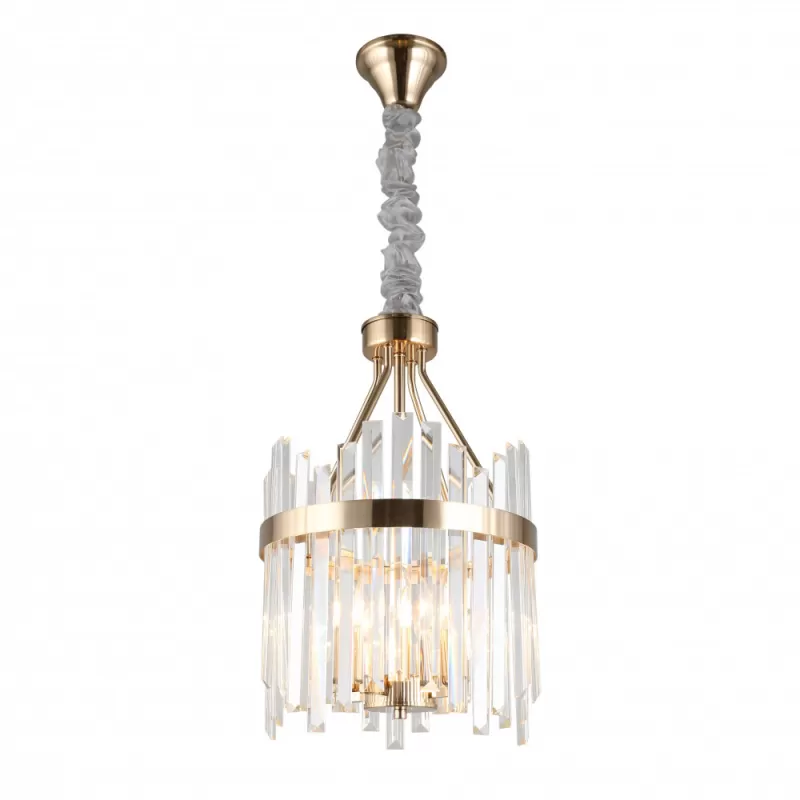 Хрустальная подвесная люстра Melisa APL.747.03.04 прозрачная Aployt Хрустальная подвесная люстра Melisa APL.747.03.04 прозрачная Aployt