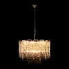 Хрустальная подвесная люстра Florida 10298/600 French gold прозрачная цилиндр Loft It