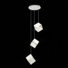 Стеклянный подвесной светильник Riello SL1182.103.03 куб прозрачный ST Luce