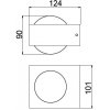 Стеклянный архитектурная подсветка TUBE LED ST5216-3K SS прозрачный Oasis Light