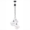 Стеклянный подвесной светильник Satturo SLE103183-03 форма шар белый Evoluce