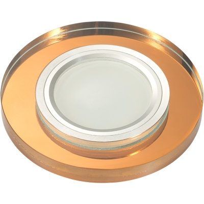 Точечный светильник Luciole DLS-L106 GU5.3 CHROME/BRONZE Fametto встраиваемый