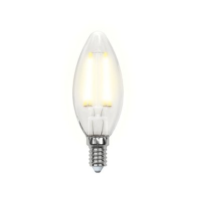 Лампочка светодиодная  LED-C35-6W/WW/E14/FR PLS02WH картон Uniel