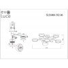 Потолочная люстра Faema SLE6006-502-06 цилиндр белая Evoluce