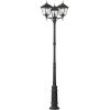 Стеклянный наземный фонарь QUADRO XL 79910XLB E7 Bl прозрачный Oasis Light