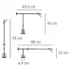 Офисная настольная лампа Tizio A008100 черный Artemide