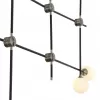 Стеклянная потолочная люстра Bastoncino SL429.403.06 форма шар белая ST Luce