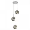Стеклянный подвесной светильник Томми CL102030 форма шар серый Citilux