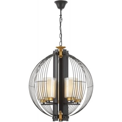 Подвесная люстра Ponti LDP 1245-5 BK+MD Lumina Deco