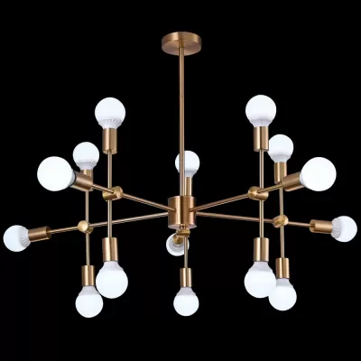 Потолочная люстра Loft Lux LOFT LUX 75130/12C GOLD Natali Kovaltseva на штанге