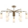 Стеклянная потолочная люстра HIGH LIGHT LH56128 белая Ambrella
