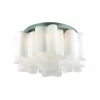 Стеклянная потолочная люстра Onde SL116.502.06 белая ST Luce