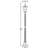 Стеклянный наземный фонарь ALBORG 79708 Bl прозрачный Oasis Light