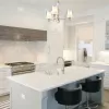 Стеклянная подвесная люстра Florentia-6087 306087/3 Wh/Gd цилиндр белая