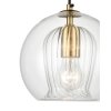 Стеклянный подвесной светильник Bello VL5504P01 форма шар прозрачный Vele Luce