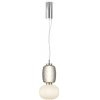 Стеклянный подвесной светильник Pattern MOD267PL-L18CH3K белый форма шар Maytoni