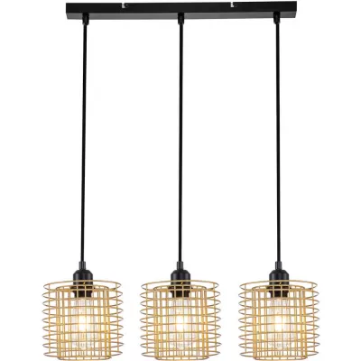 Подвесной светильник Grid 10190/3S Gold Escada