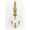 Стеклянная подвесная люстра  LDP 7011-3 MD прозрачная Lumina Deco