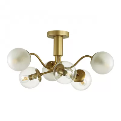 Стеклянная потолочная люстра Candice 4555/6C Lumion