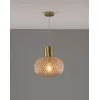Стеклянный подвесной светильник Sunset V10921-P цвет янтарь