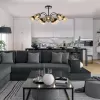 Стеклянная потолочная люстра Bouquet 1148/9P конус прозрачная Escada