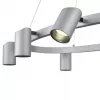 Подвесной светильник Zoom 983 VL10113P08 цилиндр серый Vele Luce