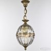 Хрустальный подвесной светильник 5680 5680/20 G Clear/M-1H форма шар прозрачный Bohemia