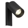 Спот Axel CL512511 черный цилиндр Citilux