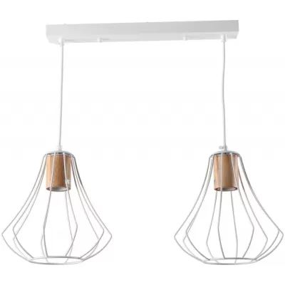 Подвесной светильник MD.9052-2-P-WH+WOOD Imex Подвесной светильник MD.9052-2-P-WH+WOOD Imex