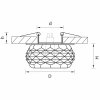 Стеклянный точечный светильник Cesare 004254 прозрачный Lightstar