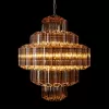 Стеклянная подвесная люстра Celebration 10579/600 Amber цвет янтарь Loft It