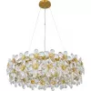 Хрустальная подвесная люстра Garde Art 2196/05/14P прозрачная Stilfort