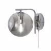Стеклянное бра Томми CL102310 форма шар серое Citilux
