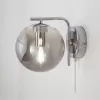 Стеклянное бра Томми CL102310 форма шар серое Citilux