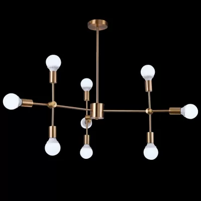 Потолочная люстра Loft Lux LOFT LUX 75130/6C GOLD Natali Kovaltseva на штанге