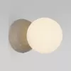Стеклянный настенный светильник Stone 303051 травертин форма шар белый Eurosvet Стеклянный настенный светильник Stone 303051 травертин форма шар белый Eurosvet