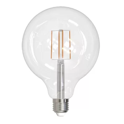 Лампочка светодиодная филаментная Optima Филамент LED-G125-8W/3000K/E27/CL/SLF Volpe Лампочка светодиодная филаментная Optima Филамент LED-G125-8W/3000K/E27/CL/SLF Volpe