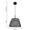 Подвесной светильник Zen 4739-3P черный конус F-Promo
