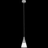 Стеклянный подвесной светильник Cone 757019 конус белый Lightstar