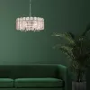 Хрустальная подвесная люстра Nerissa 2115/6S Chrome прозрачная цилиндр Escada