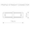 Коннектор Profile Straight Connector 9453 Nowodvorski