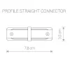 Коннектор Profile Straight Connector 9453 Nowodvorski