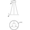 Подвесной светильник Rim MOD058PL-L22WK белый Maytoni