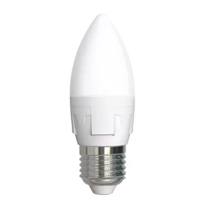 Лампочка светодиодная Яркая LED-C37 7W/6500K/E27/FR PLP01WH Uniel